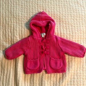6-9mo fleece lined hoodie